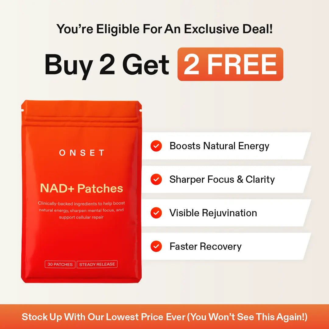 Buy 2 Get 2 Free - Onset NAD+ Patches