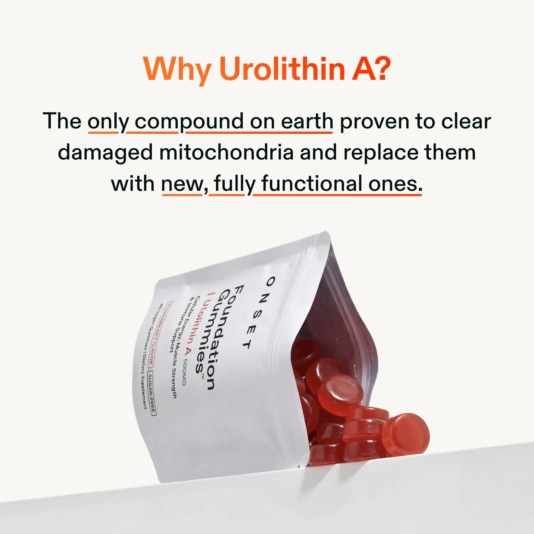 Onset Urolithin A Gummies (500mg)